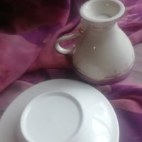 Изискана чаша с чинийка за кафе/чай, снимка 4 - Чаши - 33309827