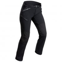 Дамски панталон за планински преходи mh500, черен, снимка 1 - Панталони - 40166184