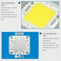 Мощен LED чип 10W. Clod White, Warm White. 1000 LM, снимка 4 - Друга електроника - 37201080