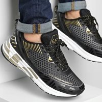 EA7 EMPORIO ARMANI № 41/42 🍊 Мъжки спортни обувки с лого "BLACK & GOLD" нови с кутия, снимка 15 - Кецове - 43774642