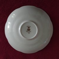 Колекционерска порцеланова чиния. Англия. Adderley Floral. маркирана., снимка 2 - Колекции - 43153602