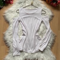 Блуза с голи рамена, снимка 1 - Блузи с дълъг ръкав и пуловери - 32852396