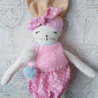 Текстилни зайчета за декорация - мадами , снимка 3 - Кукли - 28161847