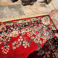 Прекрасен персийски ръчен килим, снимка 2 - Килими - 44909080