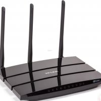 Рутер безжичен  Router TP-Link Archer C1200 AC1200 Wi-Fi Dual Band 1200Mbps USB Sharing с 3 мощни въ, снимка 1 - Рутери - 18382534