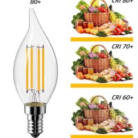 Винтидж LED Крушки 4W (40W), 400 Lumen 5бр, снимка 5 - Крушки - 40488646