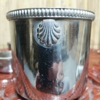 Посребрени месингови чаши WWII , снимка 1 - Антикварни и старинни предмети - 26273705