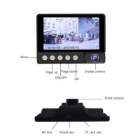 2020 Видеорегистратор с три камери и дисплей 4" - задна камера, снимка 4 - Аксесоари и консумативи - 28450008