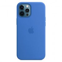 Силиконов кейс Silicone Case за Apple, За iPhone 11 (6.1), Син, снимка 1 - Калъфи, кейсове - 37815420