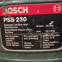 Виброшлайф BOSCH PSS 230  150W, снимка 2 - Други инструменти - 43695297