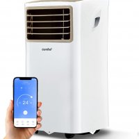 Мобилен климатик Comfee Easy Cool, климатик 3-в-1 с изпускателен маркуч, охлаждане, изсушаване и вен, снимка 3 - Климатици - 40177371