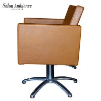 Професионален италиански стол Salon Ambience, Square - охра, снимка 5 - Фризьорски столове - 36714248
