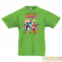 Детска тениска Соник Sonic the Hedgehog and Friends, снимка 1 - Детски тениски и потници - 32943239