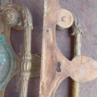 Старинни бронзови австрийски дръжки за врати, снимка 11 - Антикварни и старинни предмети - 43102168
