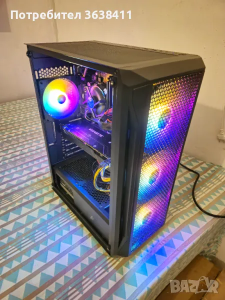 Геймърски компютър гаранция/i5 9400f 16GB,GTX 1080 8GB, 128GB SSD HDD 1TBB, снимка 1