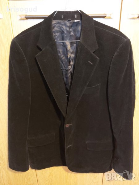 Стилно мъжко сако, 100% памук, Размер EU: 52, произведено в Литва, снимка 1