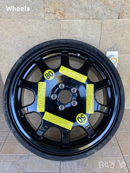 19” 5x112 Audi НОВА резервна джанта  тип патерица, снимка 1