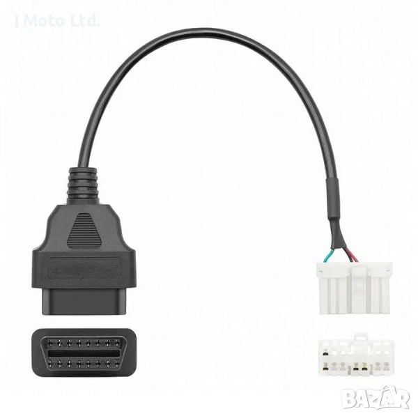 12PIN към 16PIN OBD2 Диагностичен Кабел за Tesla Model S/X (2012–2015), снимка 1