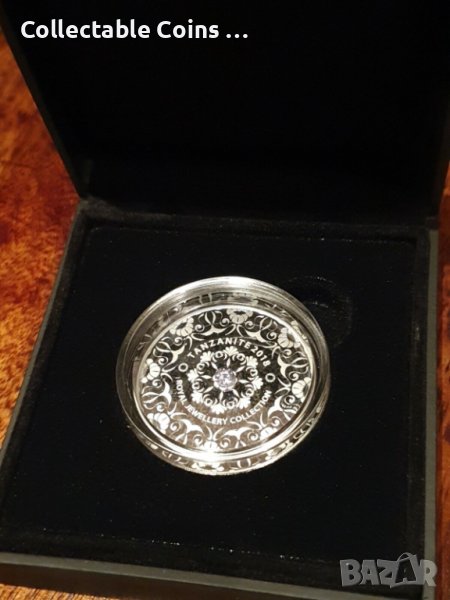 Кралска Колекция 1 унция  с танзанит инвестиционна монета, снимка 1