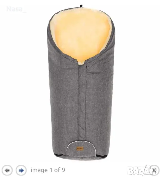 Зимно чувалче за детска количка с овча кожа Fillikid Tacama, снимка 1