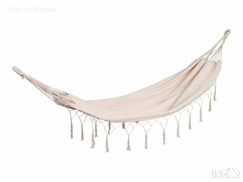 Хамак в бохо визия с декоративни ресни до 100кг, снимка 1