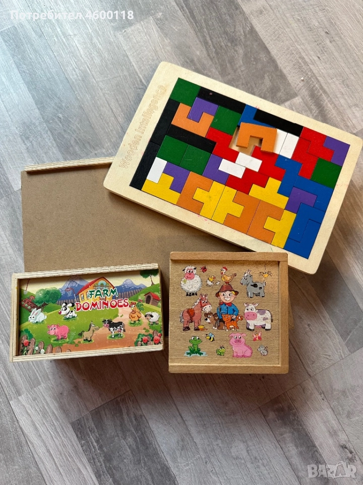 Сет Дървени играчки , снимка 1