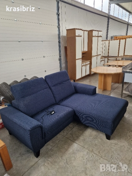 Ъглов Диван с Електрически Релакс Механизъм-внос от Германия!, снимка 1