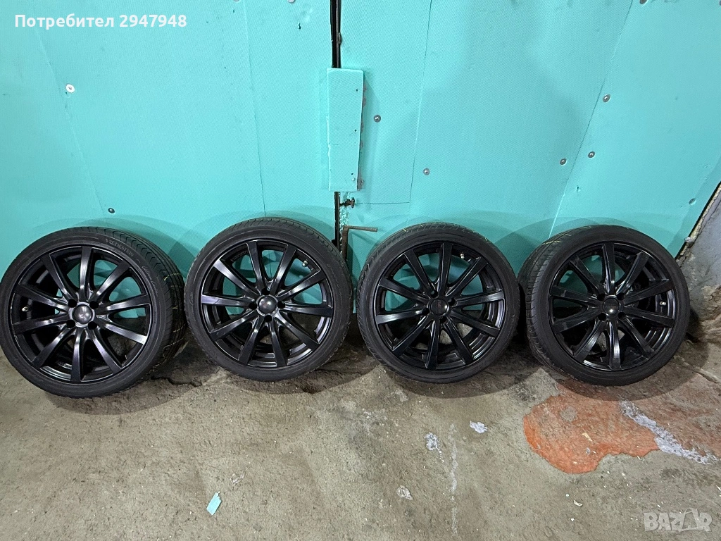 Лети джанти Platin P69 17 4x100 с гуми, снимка 1