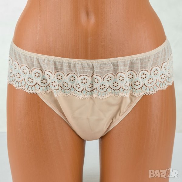 Бежови бикини с дантела марка Lady M, снимка 1