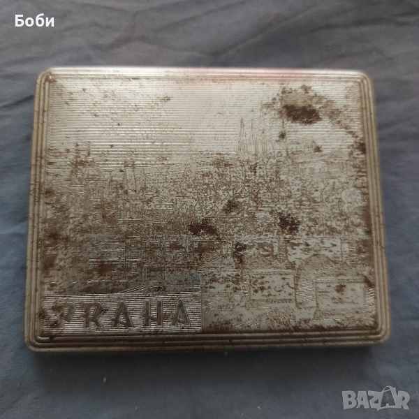 Стара Метална Табакера, снимка 1