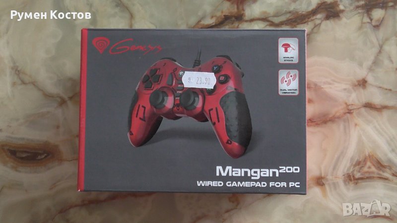 Жичен геймпад Genesis Mangan 200, за PC, Червен | NJG-1425, снимка 1
