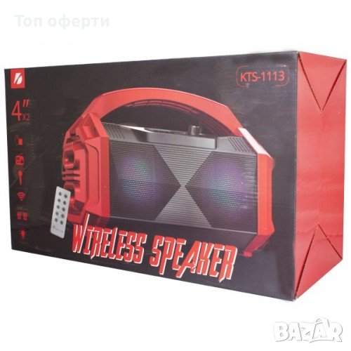 Преносимa Тонколона KTS-1113 с блутут, снимка 1