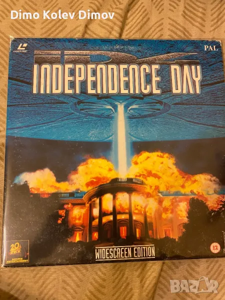 Independence Day Laserdisc PAL Widescreen 2 Discs, снимка 1