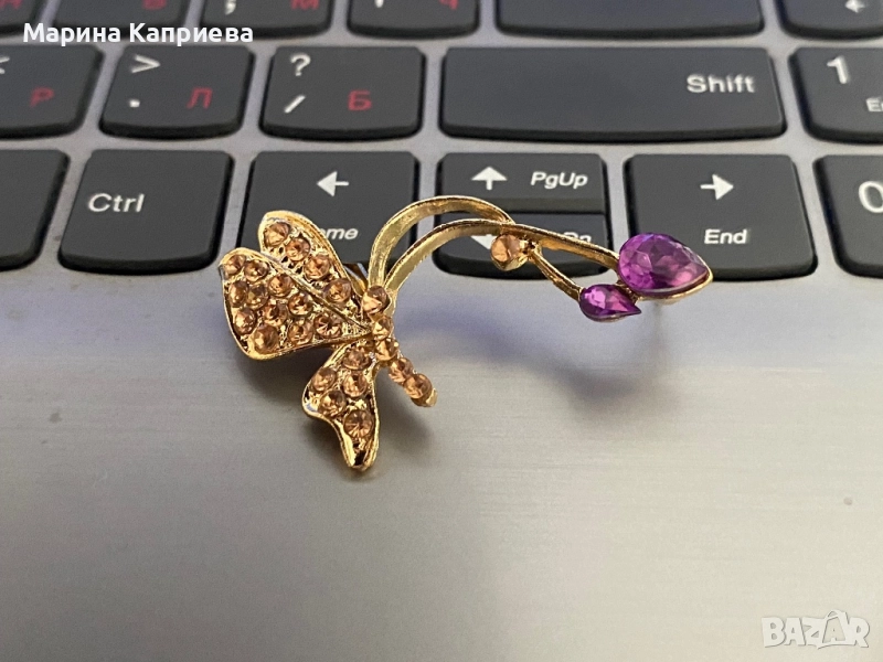 Обеца. В наличност два цвята /С-80/, снимка 1