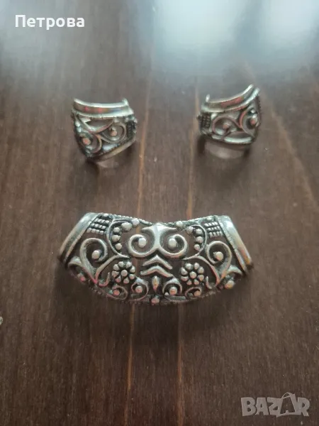 Уникален сребърен комплект, снимка 1