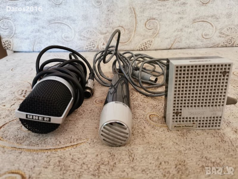 Стари микрофони Uher и Tonsil , снимка 1