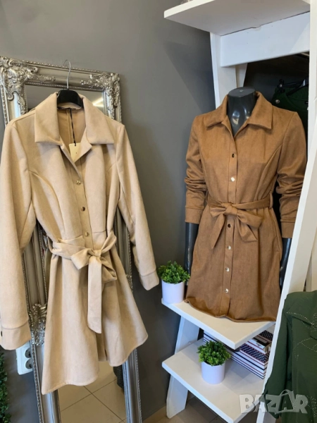  ⭐️Къси велурени рокли с коланче  , снимка 1