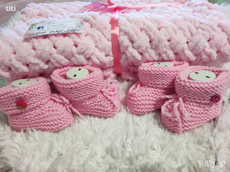 Ръчно плетени бебешки буйки , снимка 1