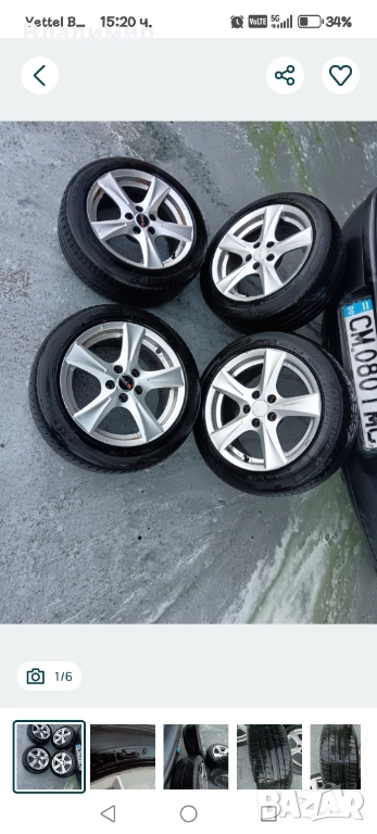 Джанти с гуми , снимка 1