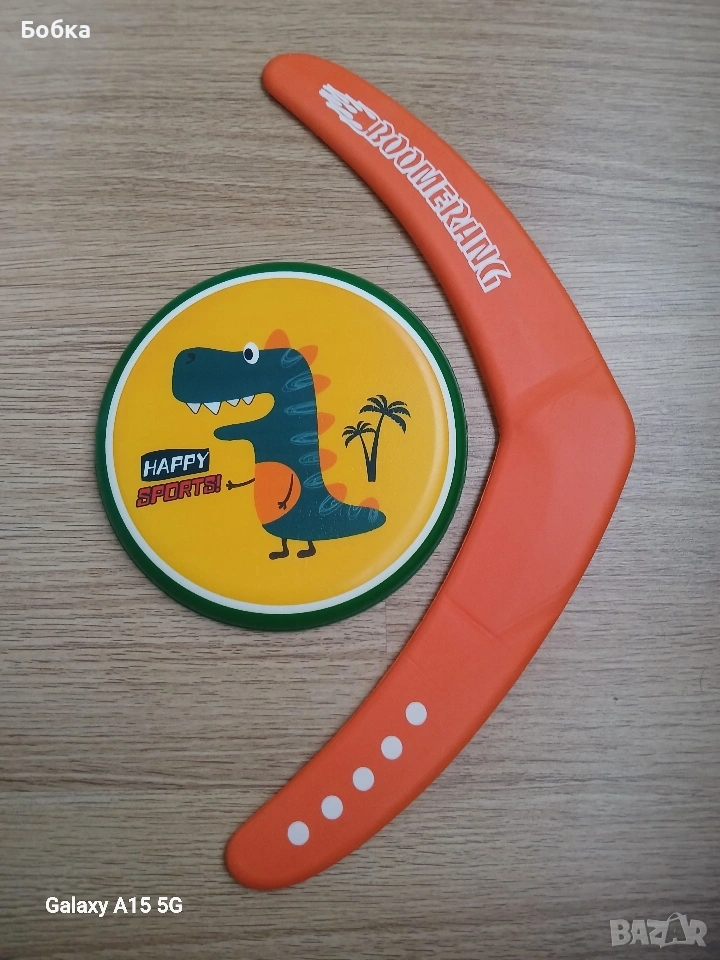 фризби и бумеранг, снимка 1