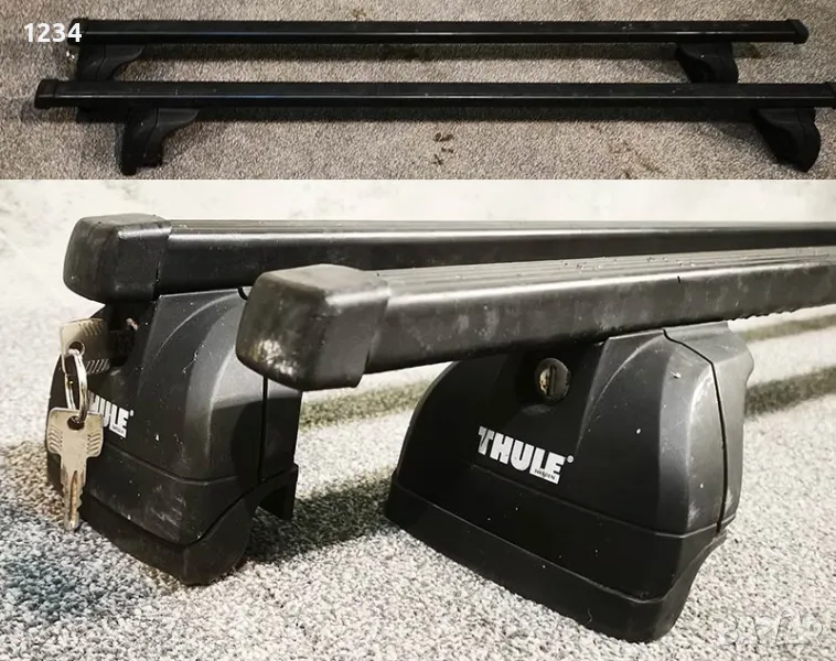 Багажник напречни греди THULE рейки за Opel Astra Zafira, снимка 1