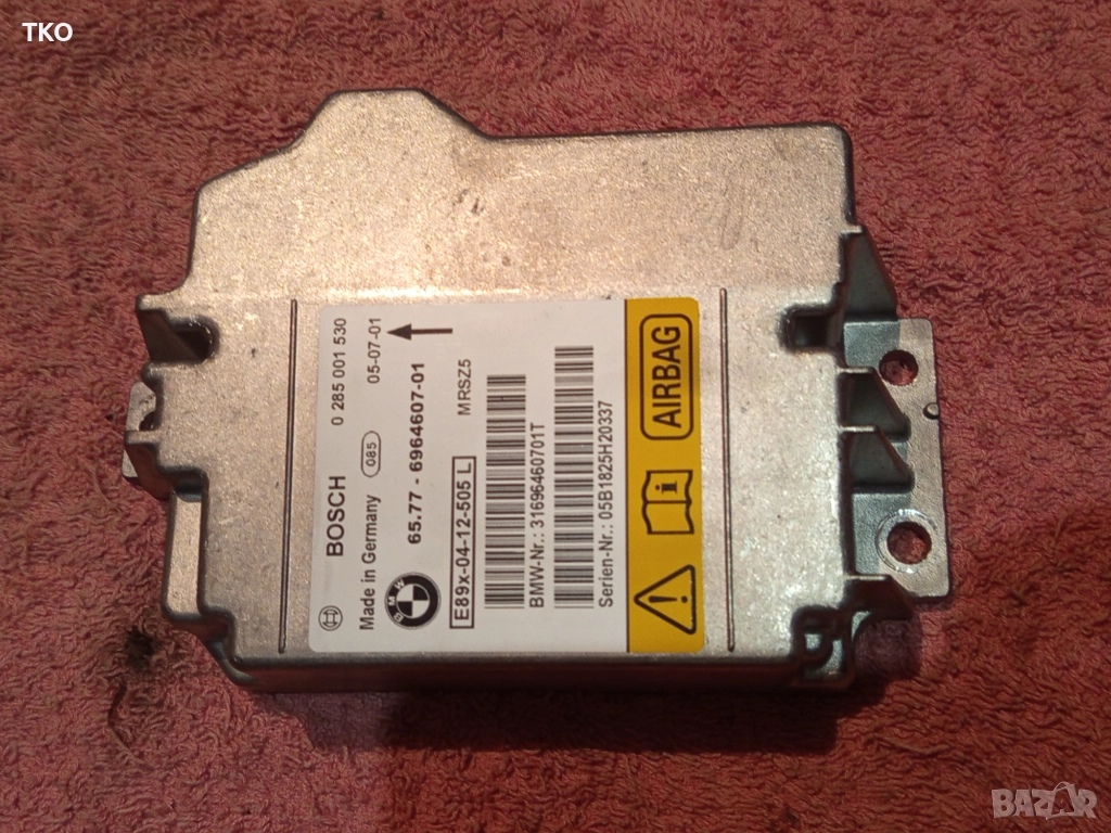 Airbag control module - Модул въздушни възглавници за BMW E87 Е90, снимка 1