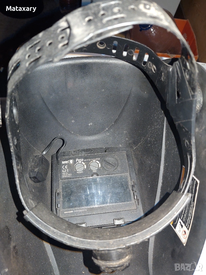 маска за заваряване и лед лампа, снимка 1