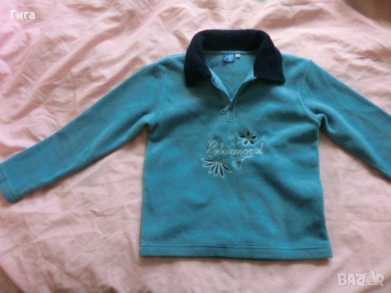 Поларен пуловер с якичка, снимка 1