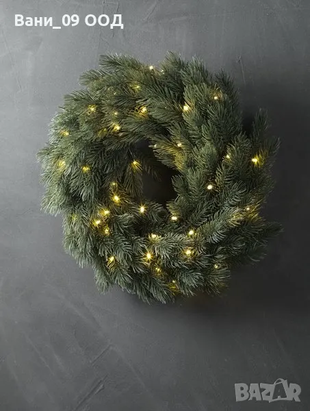 Красив коледен венец , снимка 1