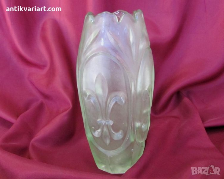 Стара Арт Деко Кристална Ваза, снимка 1