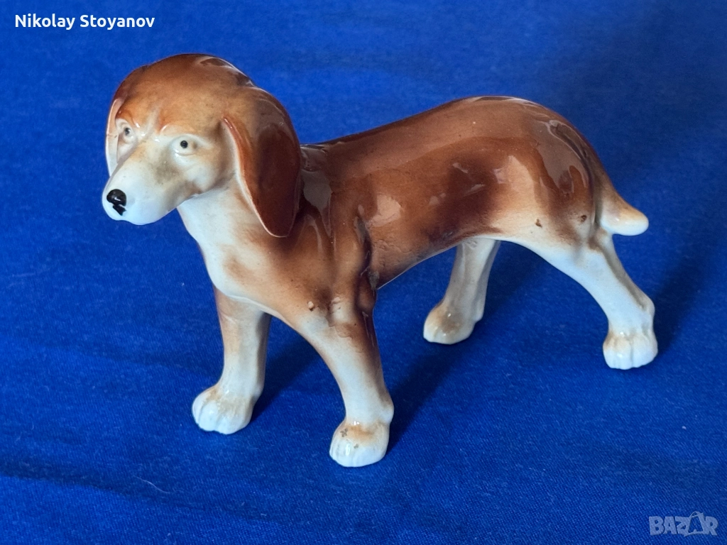 Фигурка на порцеланово куче Биигъл (Гонче), снимка 1