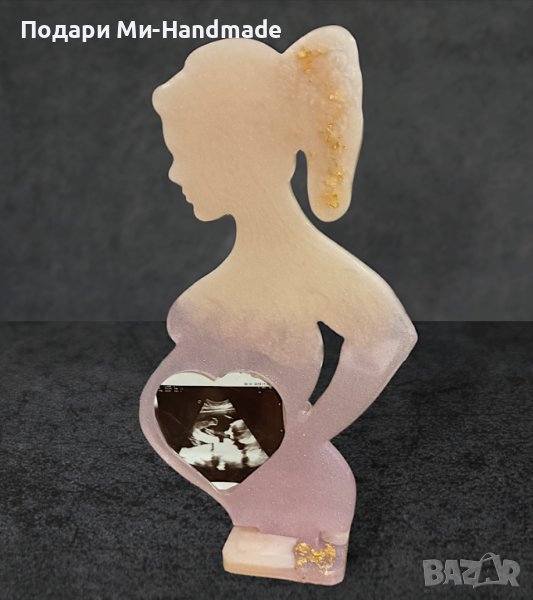 Рамка "Бременност" от епоксидна смола , снимка 1