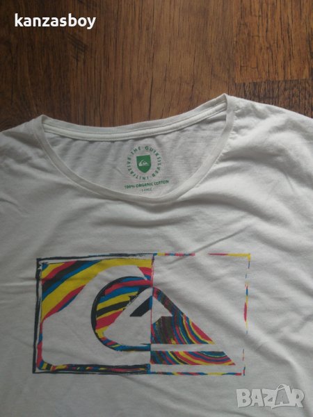 quiksilver organic cotton - страхотна мъжка тениска, снимка 1