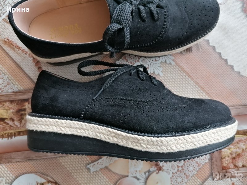 Черни обувки оксфорд, снимка 1